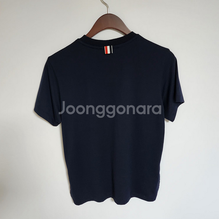 40 톰브라운 네이비 삼선 스티치 여성 반팔티 FJS0--3