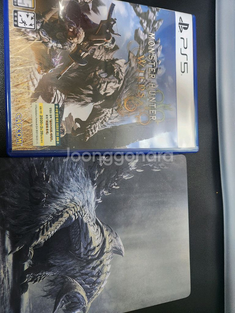 PS5 몬스터헌터 와일즈 스틸북포함--1