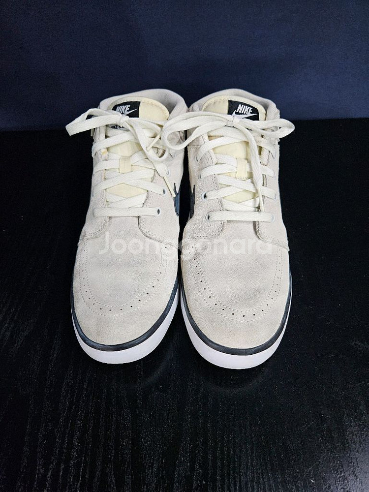 나이키 아이보리컬러 남성 280 세무 하이탑 스니커즈--0