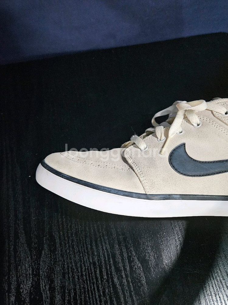 나이키 아이보리컬러 남성 280 세무 하이탑 스니커즈--5