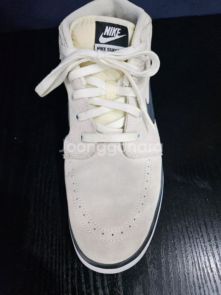 나이키 아이보리컬러 남성 280 세무 하이탑 스니커즈--4