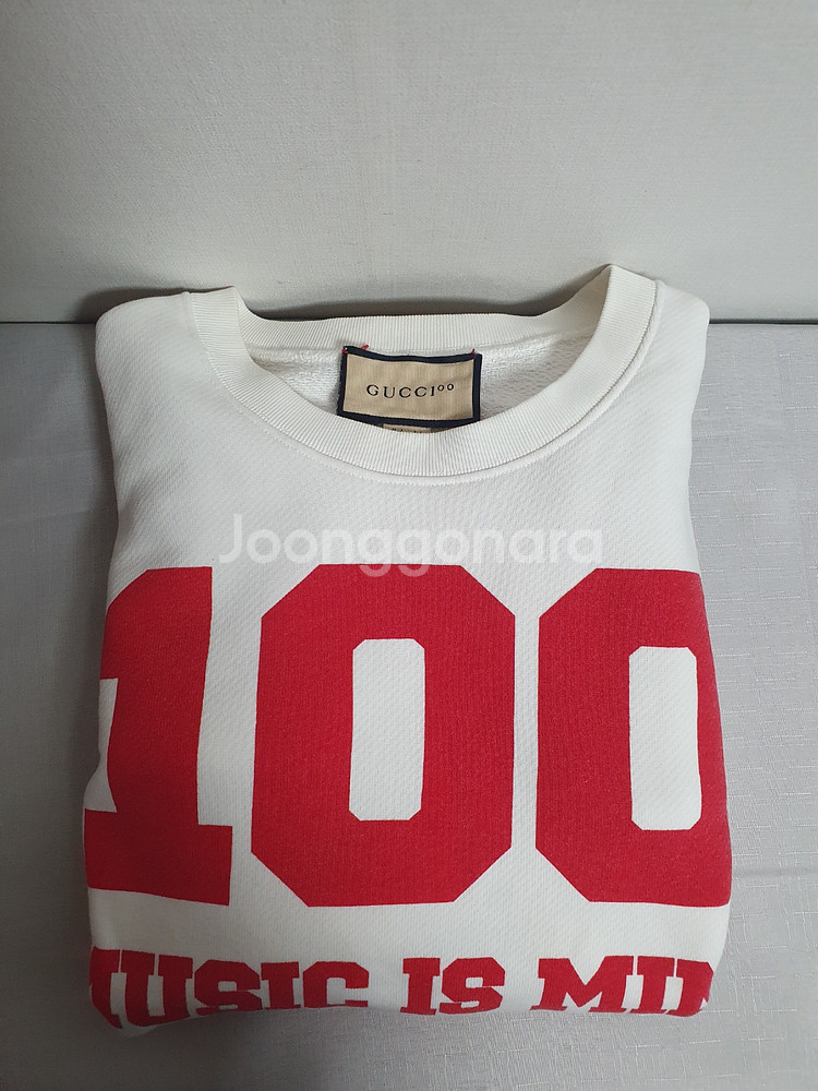 택포가 구찌 맨투맨 100주년 기념 1921 티셔츠 L--6