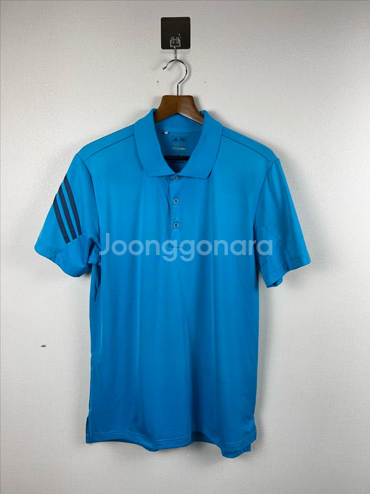 아디다스골프 3스트라이프 반팔 골프티셔츠 XL--0