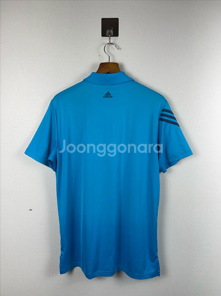 아디다스골프 3스트라이프 반팔 골프티셔츠 XL--1