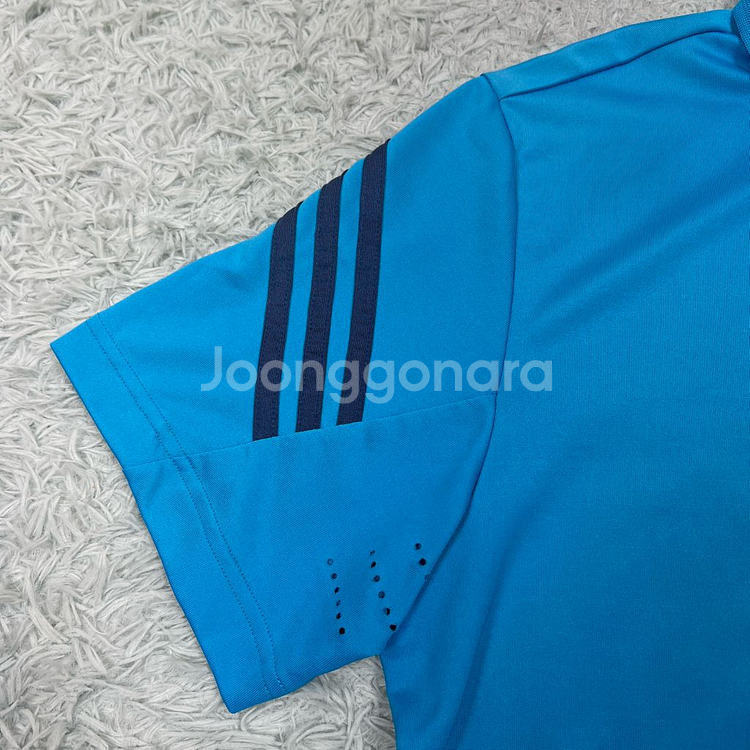 아디다스골프 3스트라이프 반팔 골프티셔츠 XL--3