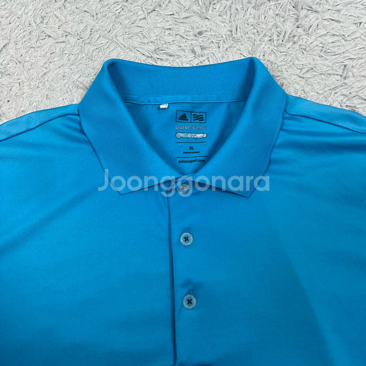 아디다스골프 3스트라이프 반팔 골프티셔츠 XL--2