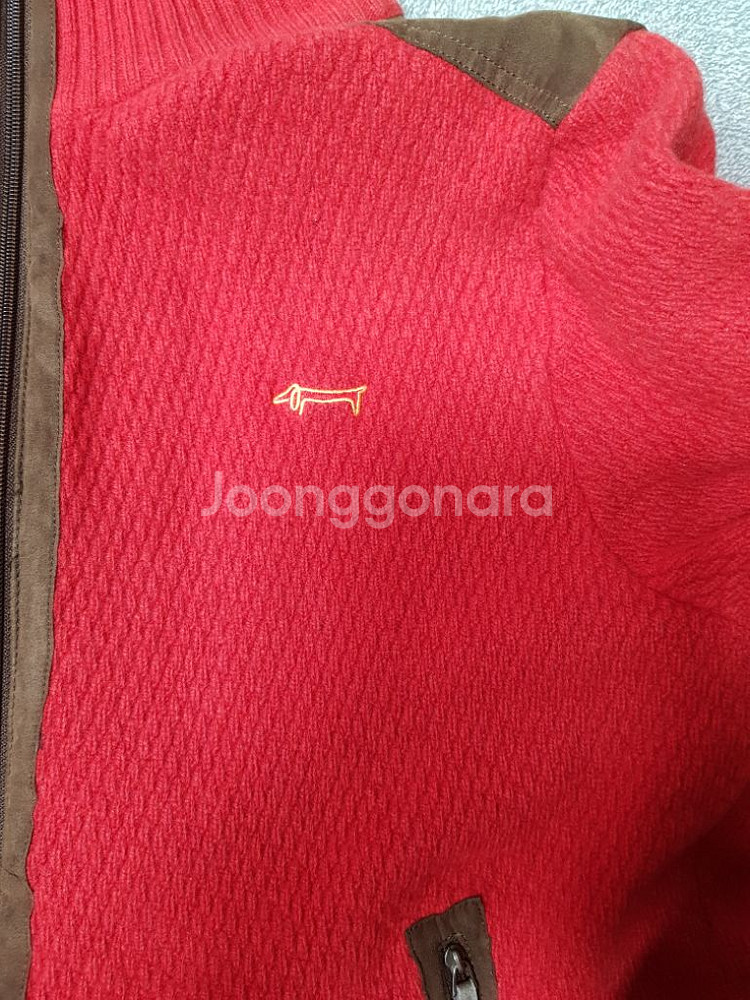 루이까스텔 스웨터 니트 집업 쟈켓 WOOL 100%--4
