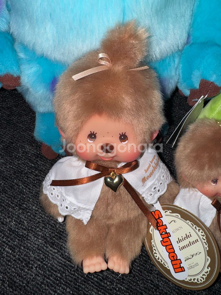 몬치치 스위트 브라운 키링 인형--1