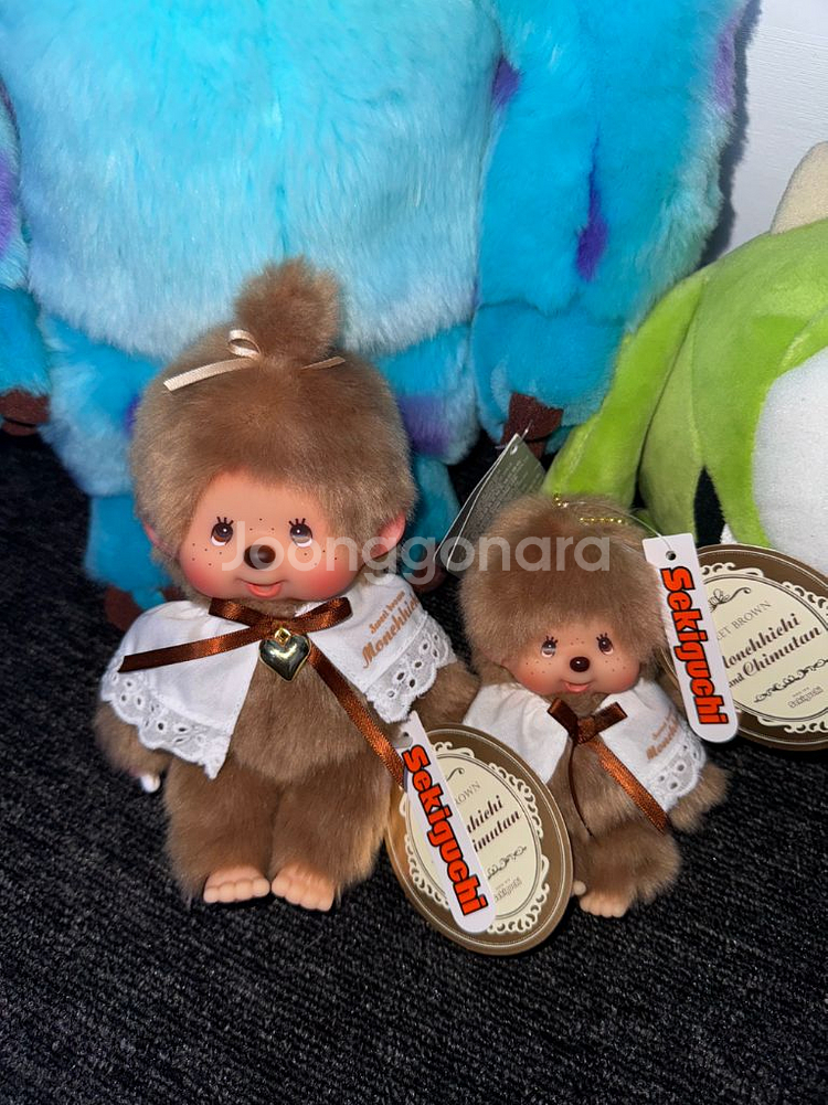 몬치치 스위트 브라운 키링 인형--0