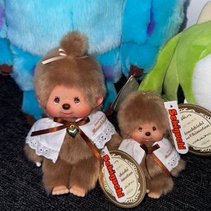 몬치치 스위트 브라운 키링 인형