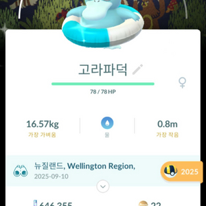 포켓몬고 이로치 배경 고라파덕 판매
