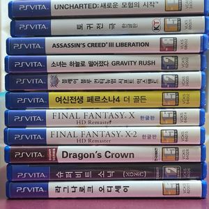 ps vita 1세대 +게임타이틀11개 일괄 판매