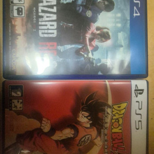 ps4 바이오하자드re2, ps5 드래곤볼 (택포)