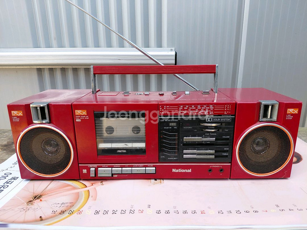 일본/내쇼날 4밴 라디오 ( 고장품)--1