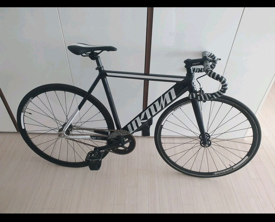 언노운 픽시 자전거 완차--2