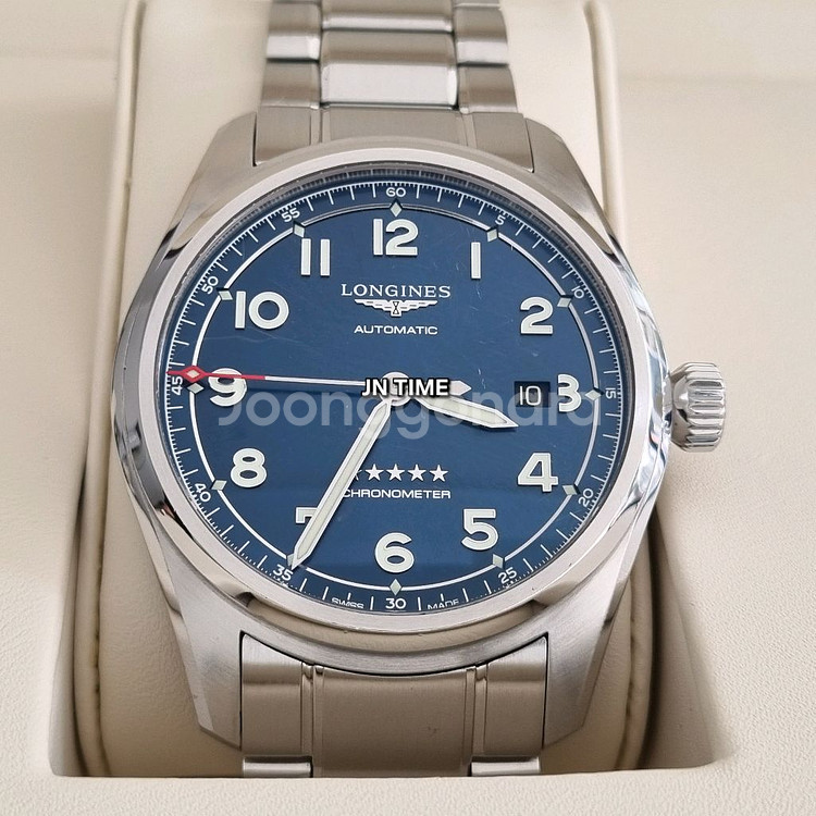 론진 스피릿 42mm 청판 오토(2021년식)--0
