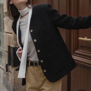 유메르 마틸다 트위드 자켓(블랙)