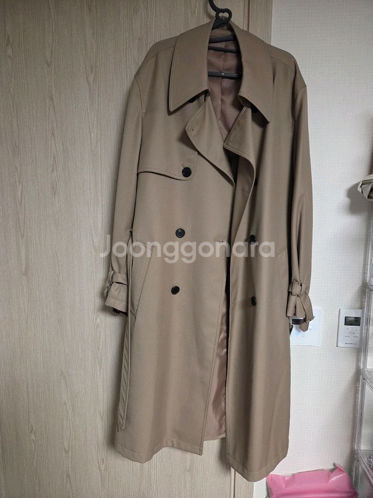 무신사 스탠다드 트렌치 코트 베이지 L 팝니다--1