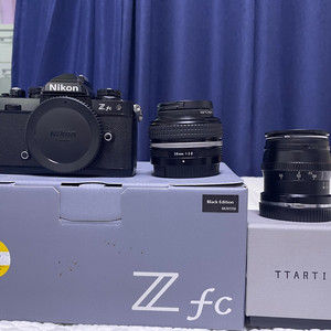 zfc 블랙 28mm se 킷 + 수동렌즈 1개