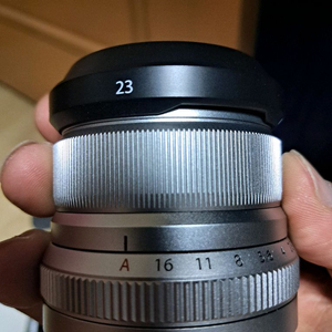 후지필름 XF 23mm F2 R WR 실버렌즈
