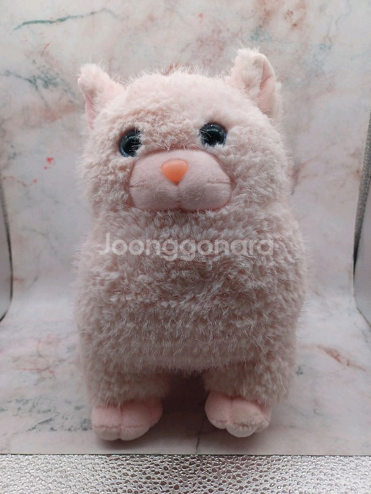한별토이 꼬냥이(핑크) 고양이 인형 25cm--0