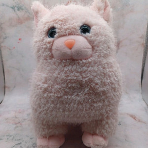 한별토이 꼬냥이(핑크) 고양이 인형 25cm