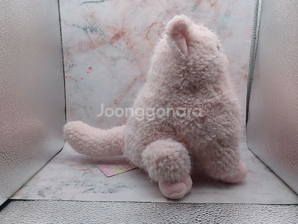 한별토이 꼬냥이(핑크) 고양이 인형 25cm--1