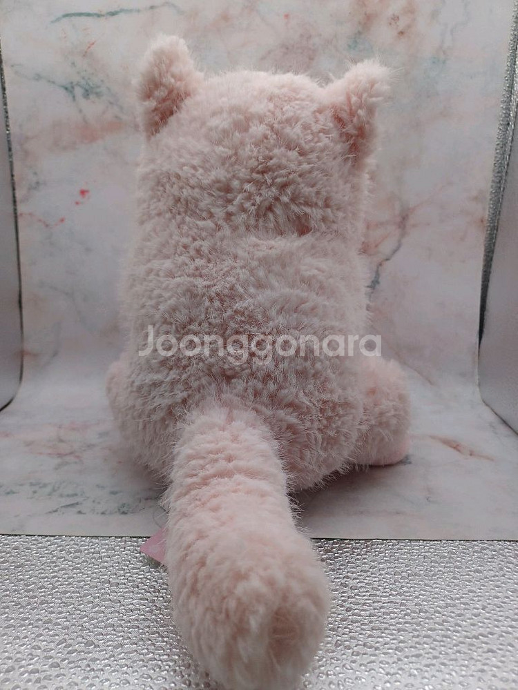한별토이 꼬냥이(핑크) 고양이 인형 25cm--3