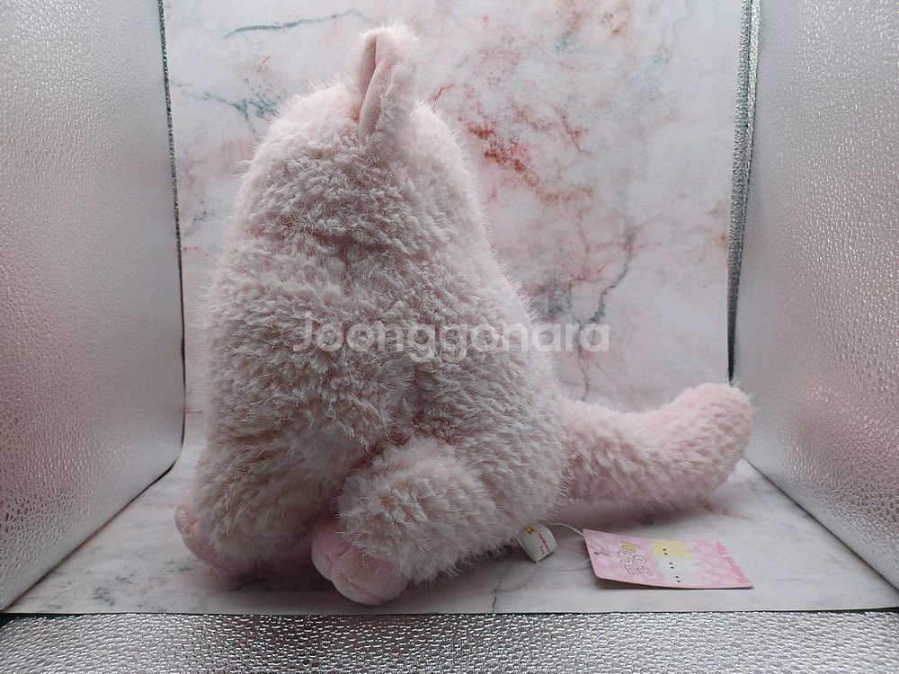 한별토이 꼬냥이(핑크) 고양이 인형 25cm--2