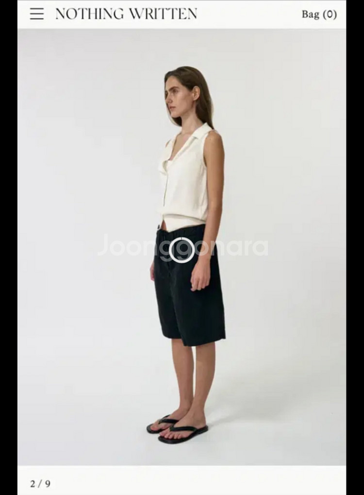 새상품)낫띵리튼 Lash sleeveless knit--1