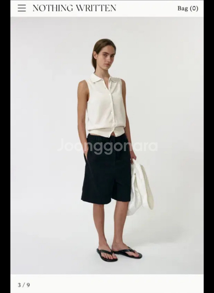새상품)낫띵리튼 Lash sleeveless knit--2