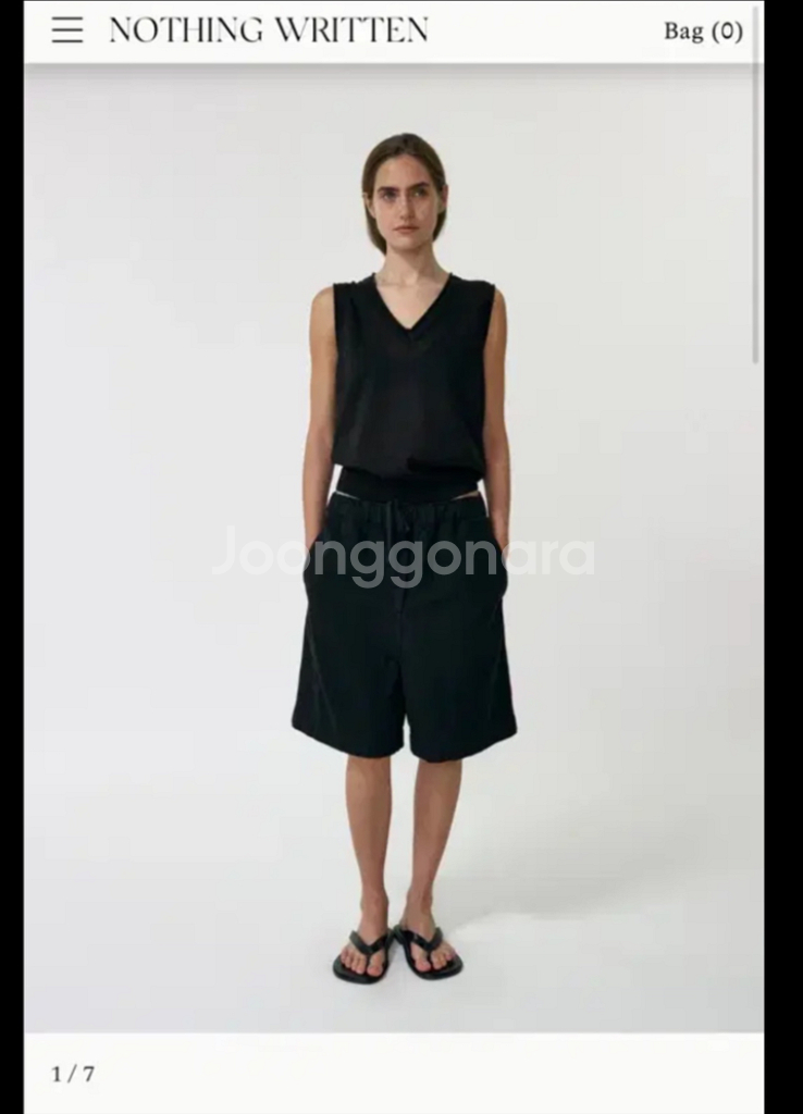 낫띵리튼 Dore sleeveless knit top--0