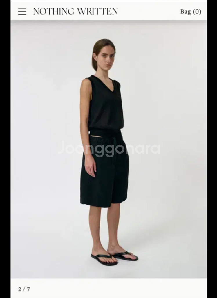 낫띵리튼 Dore sleeveless knit top--1