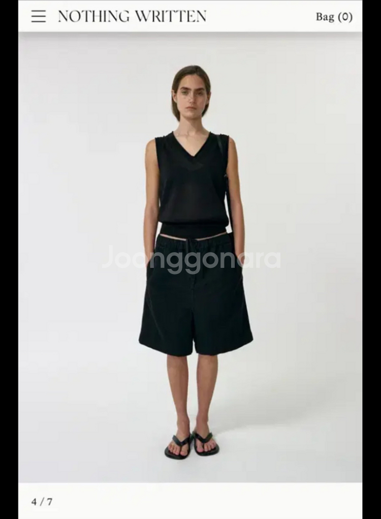 낫띵리튼 Dore sleeveless knit top--3