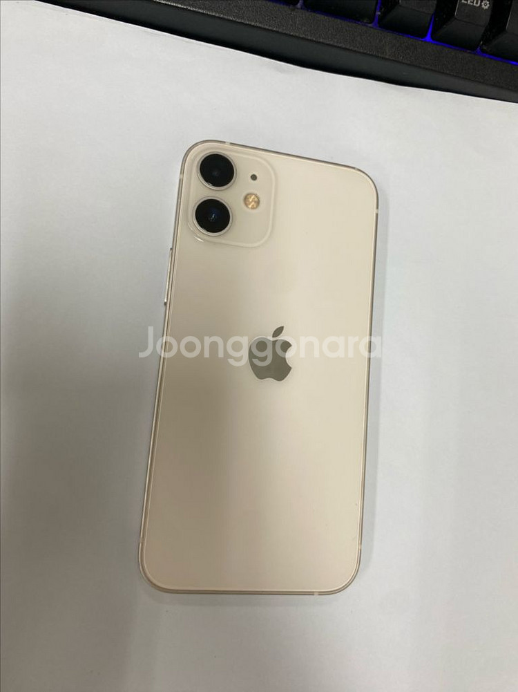 아이폰12미니 화이트 A급 64GB 무잔상 자녀폰--0