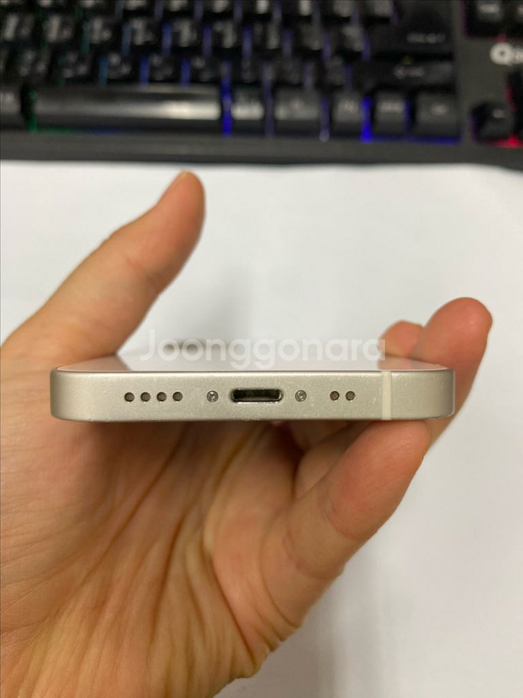 아이폰12미니 화이트 A급 64GB 무잔상 자녀폰--6