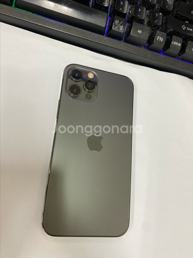 아이폰12프로 그래파이트 A급 256G 무잔상--0