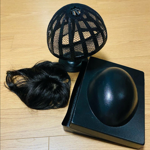 인모 부분 가발(새상품)