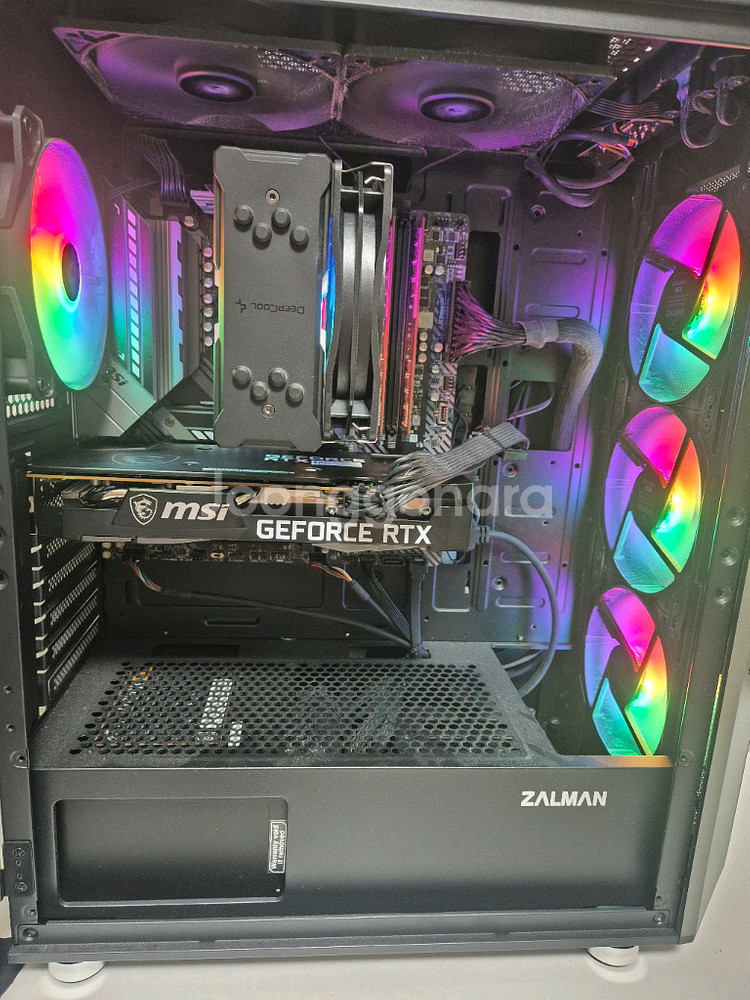 pc본체 라이젠5600 3060ti 모니터포함--3