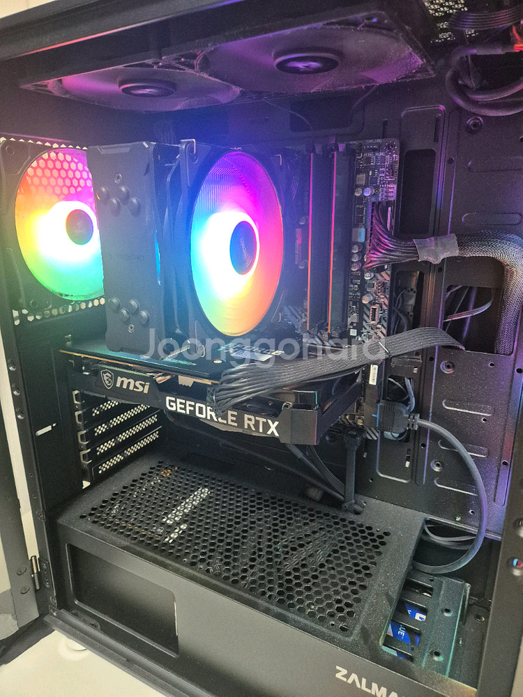 pc본체 라이젠5600 3060ti 모니터포함--2