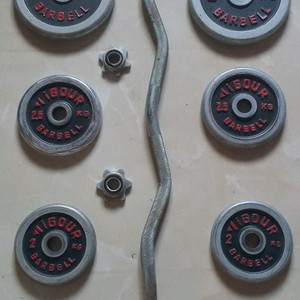 EZ컬 바벨 & 원판 세트 (+직선바벨)