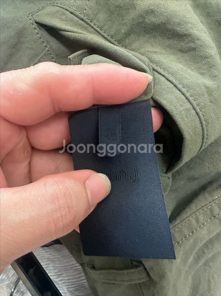 (46)준지 나일론 디태처블 카고 팬츠(카키)--1