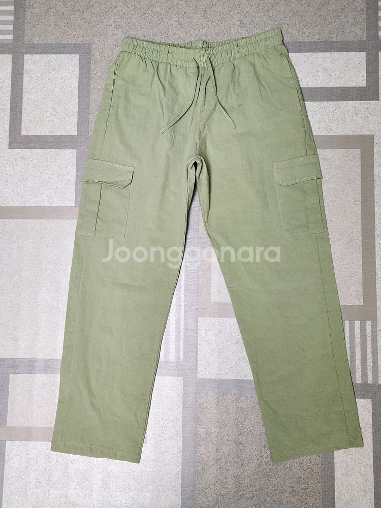 건빵 바지 고무줄 36인치 린넨 원단--0