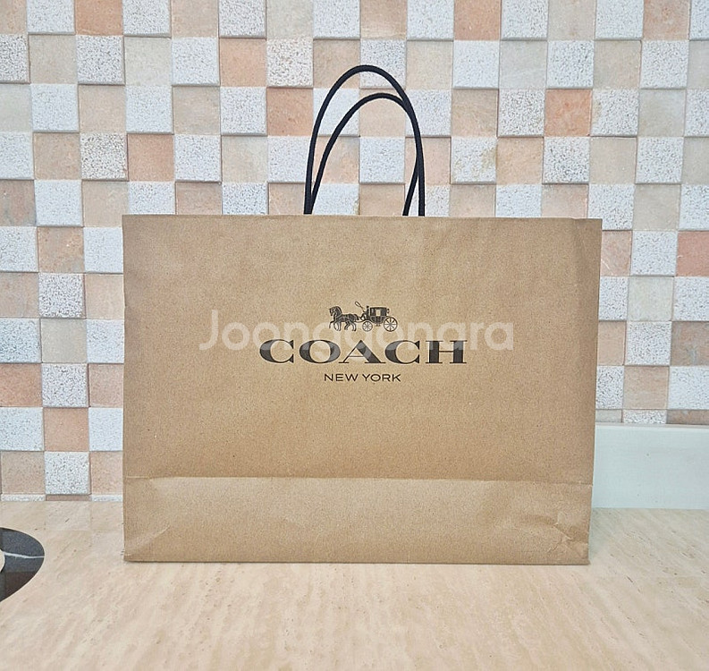 [정품]코치 쇼핑백 ,코치 종이가방,코치 가방,코치--1