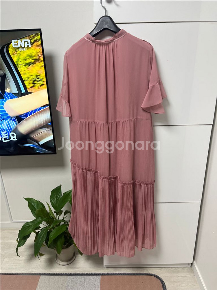 SJSJ 완판 원피스 쉬폰 플리츠 원피스--2