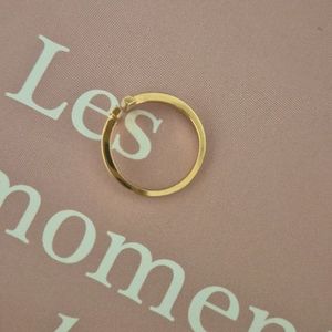 18k 트렌디 오픈 반지