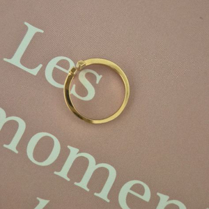 18k 트렌디 오픈 반지