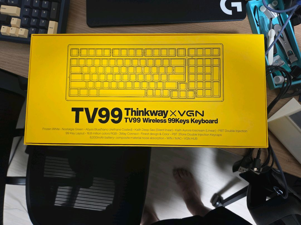 씽크웨이 VGN TV 99 오로라 아이스크림 + 고양이 이미지