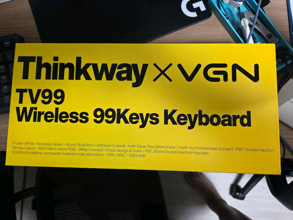씽크웨이 VGN TV 99 오로라 아이스크림 + 고양이 이미지