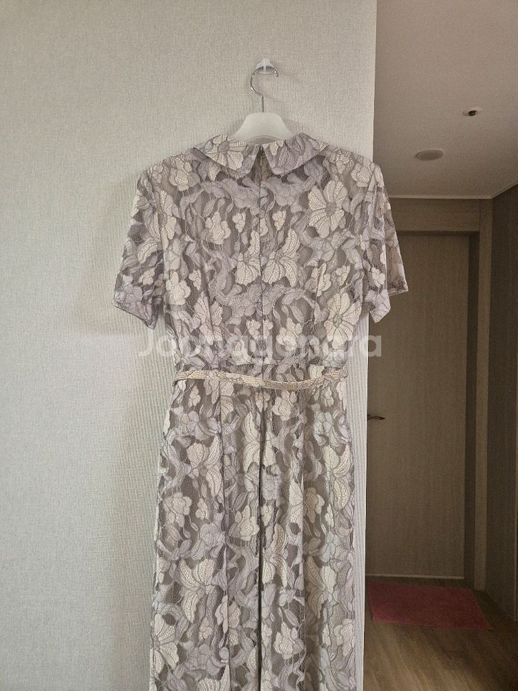 JULIY&CALLA 레이스 원피스 그레이--8